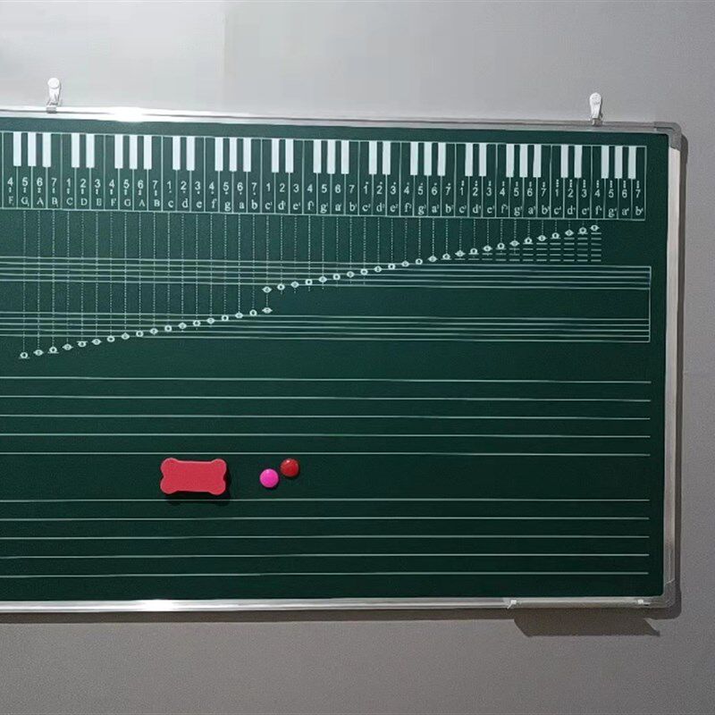 磁性五线谱黑板绿板白板生产车间看板公告栏业绩榜宣传栏各种表格