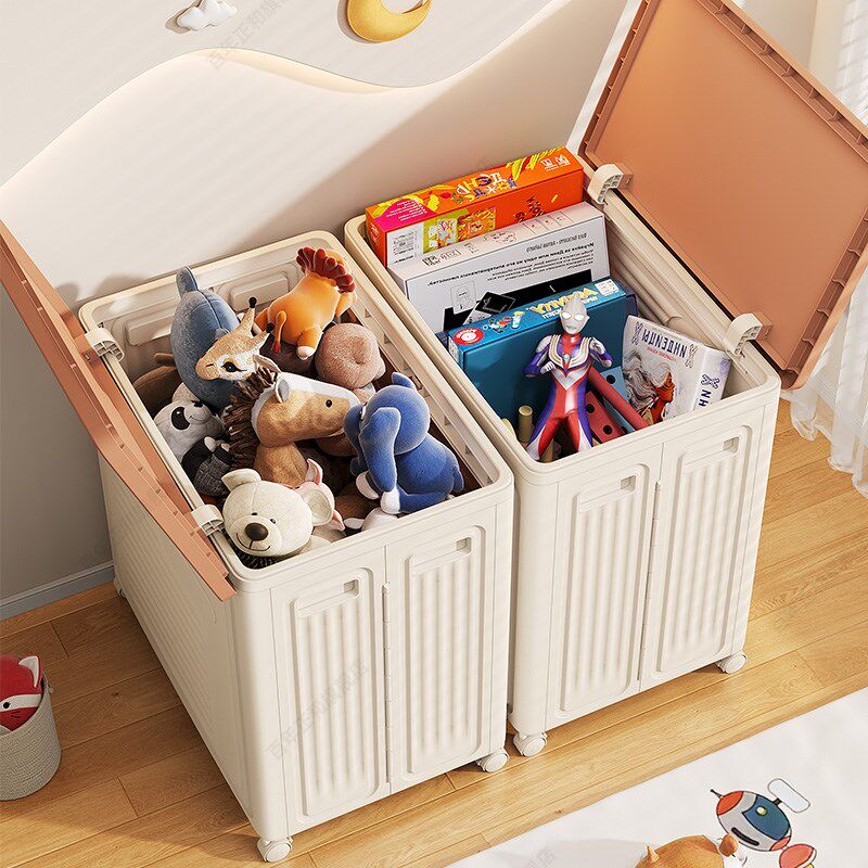 儿童玩具收纳箱收纳筐翻盖大容量超大整理神器娃娃收纳桶储物箱柜