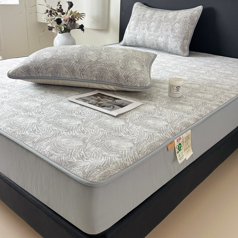 夏天冰丝床笠单件凉席可机洗水洗凉感床单套罩全包床罩床垫保护罩