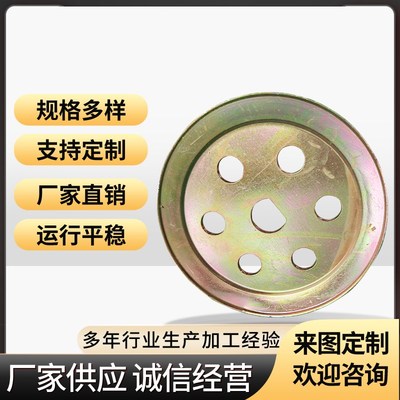 定制旋压皮带轮 m三角皮带轮传动轮标准件 单槽a型旋压皮带轮