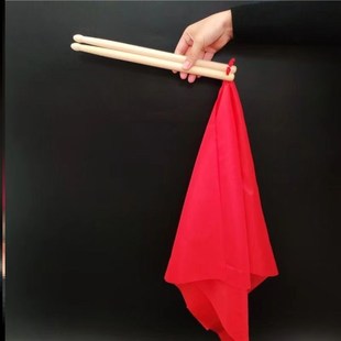 鼓捶锣鼓棒鼓棒红绸带鼓槌实木老式鼓棒腰鼓鼓棒排鼓堂鼓龙鼓槌