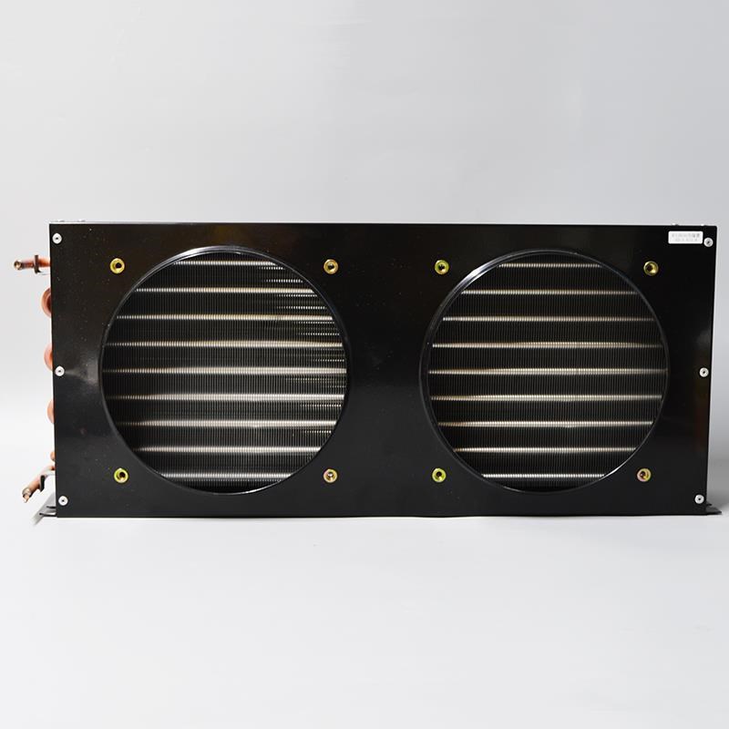 原装冰柜冷库制冷机组1匹  冰箱冷凝器 油冷却风冷散热器 双风机