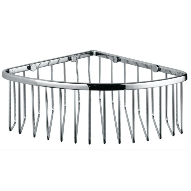 供应长固ST-V1826三角形不锈钢网篮 卫生间置物架 浴室配件