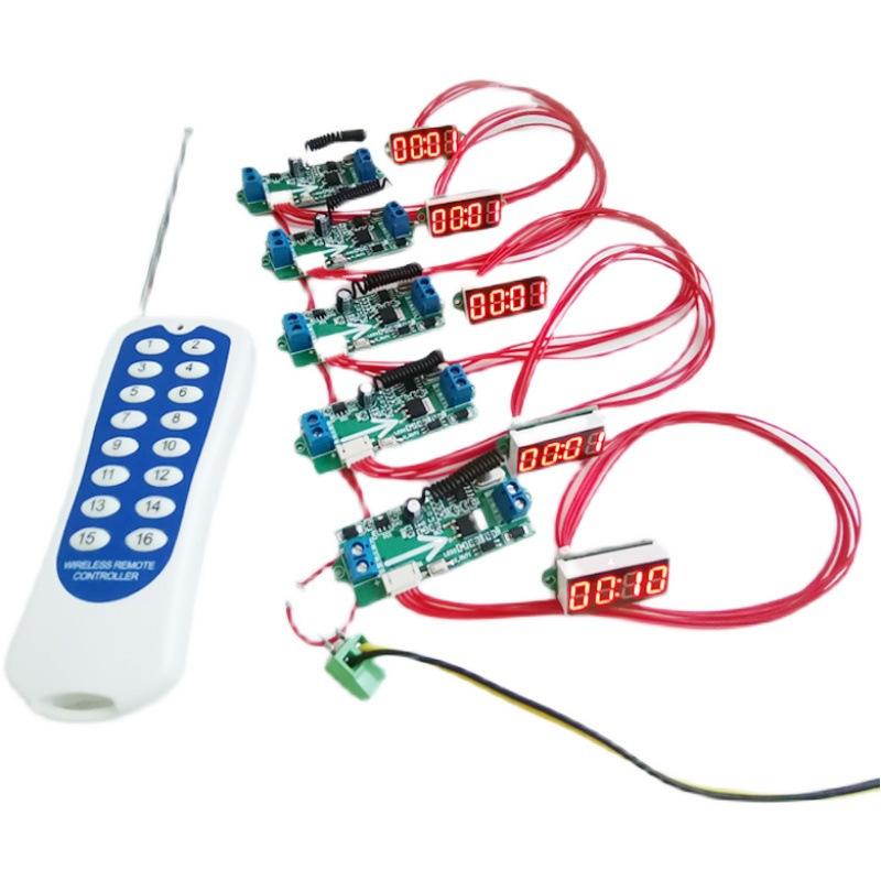 YF-46无线遥控开关DC3.7V6V12V广场挖机童车碰碰卡丁车遥控定时器