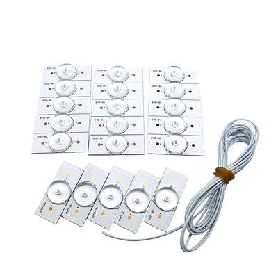 3V透镜灯珠 液晶电视LED 背光灯珠 灯珠LED 20PCS 50PCS 100PCS