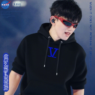 NASA张杰演唱会同款卫衣男秋款开往1982巡回演唱会衣服应援服外套