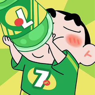 睚尖X蜡笔小新联名饮料短袖T恤男夏季半袖动漫儿童周边衣服体恤潮