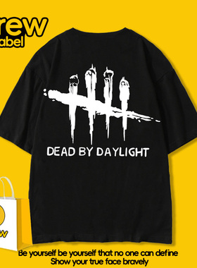 drew Dead by Daylight黎明杀机短袖T恤男夏季steam屠夫游戏衣服