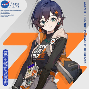 NASA Random绝区零周边哲铃亓才孑同款卫衣秋款动漫衣服圆领外套