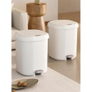 垃圾桶家用2025新款带盖厨房垃圾桶大号大容量卫生间厕所卫生纸篓