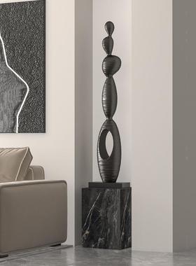 酒店大堂创意抽象雕塑艺术品摆件样板间会所室内玄关落地装饰摆设