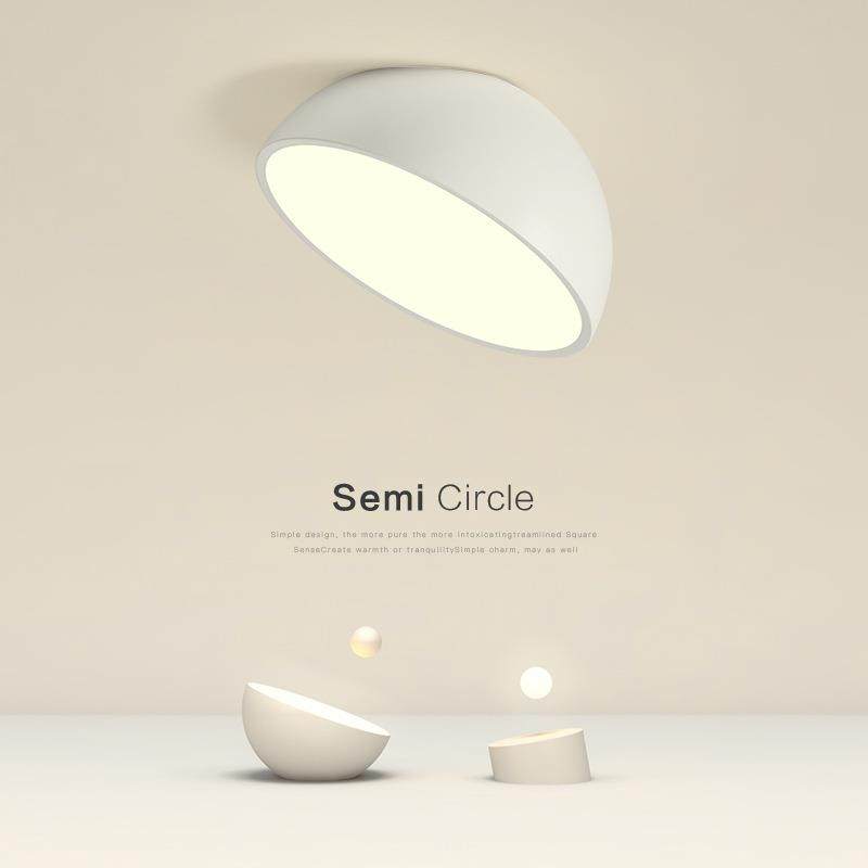 卧室灯led吸顶灯简约温馨书房餐厅灯创意圆极简衣帽间走廊过道灯