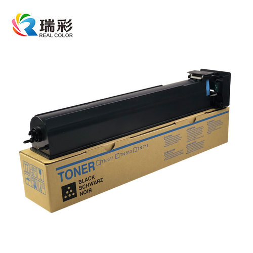 适用柯尼卡美能 C451550650型号RC-TN611CMYK TN411K彩粉碳粉粉盒