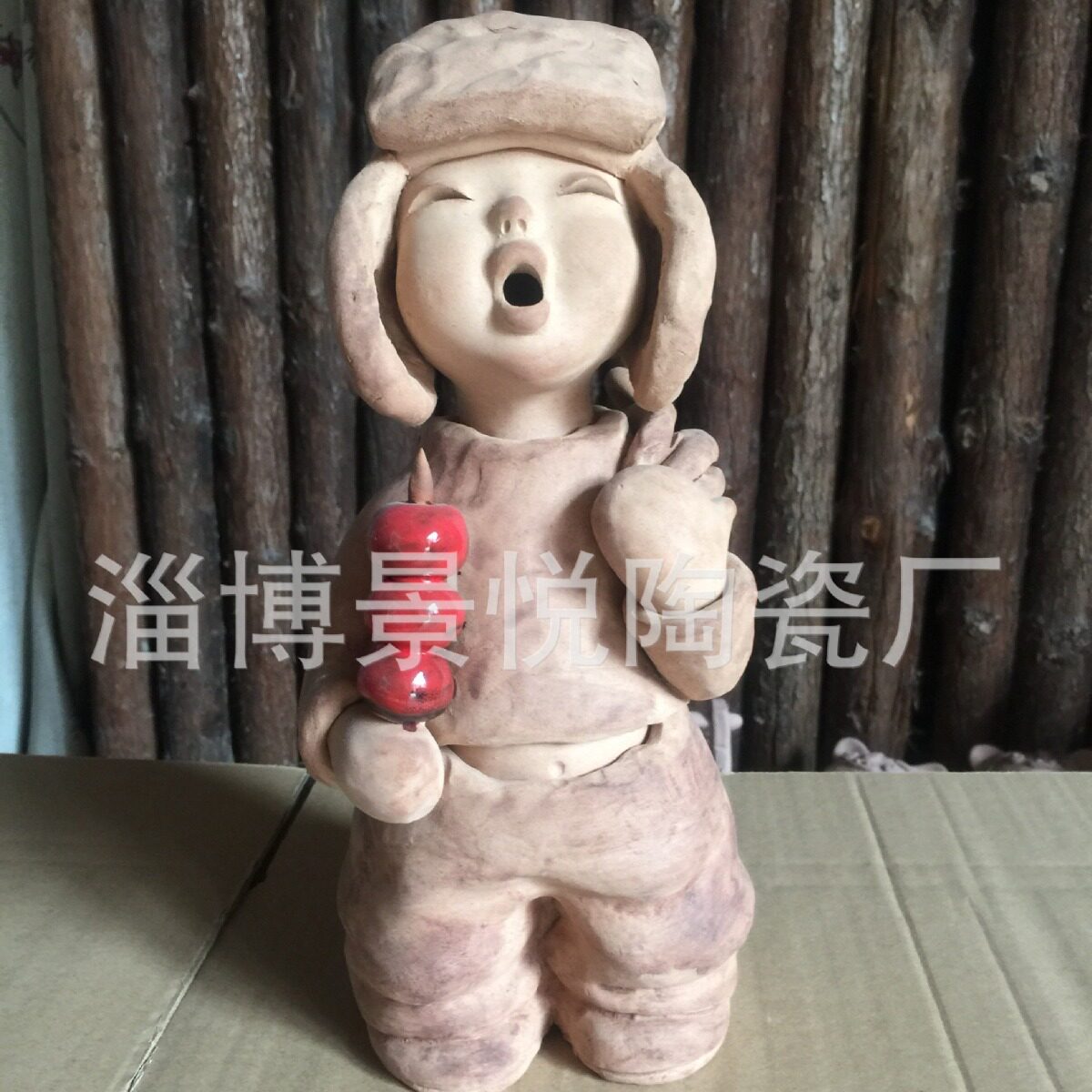 陶瓷泥人 泥塑工艺品 陶艺摆件 雕塑泥人 乡土文化工艺品陶土泥人