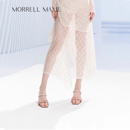 Morrell Maxie细跟外穿拖鞋女春季新款粉色百搭凉鞋｜MW242037PK
