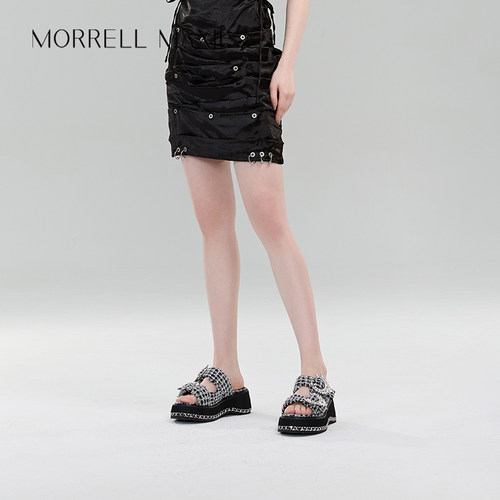Morrell Maxie厚底外穿拖鞋女夏季小香风增高凉鞋｜MW242012SV