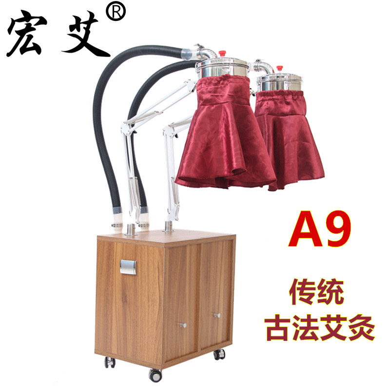 宏艾A9明火艾灸养生仪美容院专用家用立式艾炙盒温灸身体净化仪器