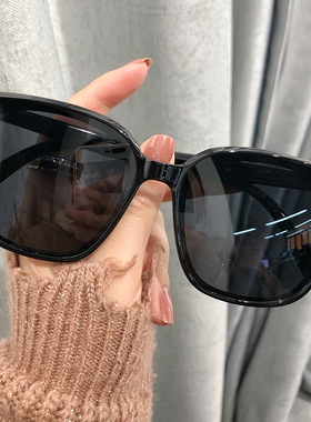 方框时尚风大脸ins太阳镜