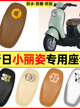 适用新日小丽姿EB2.0电瓶电动车小配件座套坐垫套防水防晒座椅套