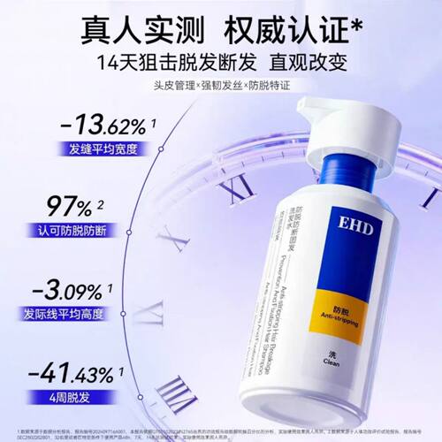 EHD洗发水500ml控油去屑
