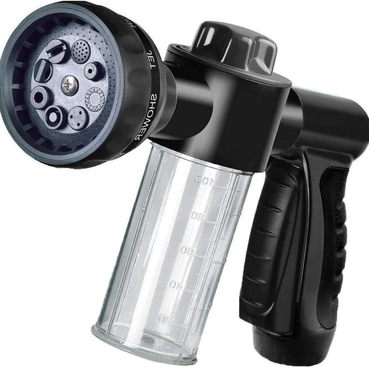 2022家用便携洗车水枪 园林户外花园塑料高压泡沫壶浇花灌溉水枪