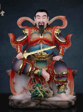 合成玉石粉中式佛堂装饰摆件