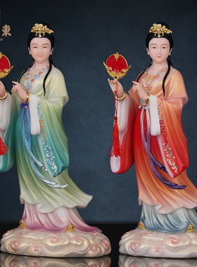 合成石粉中式佛堂装饰摆件