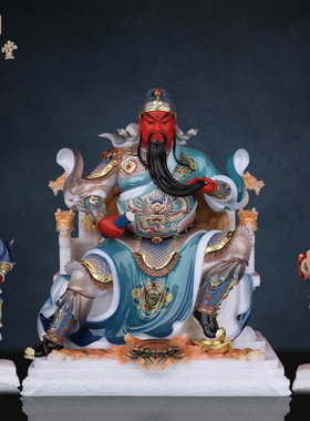 合成玉石中式佛堂装饰摆件