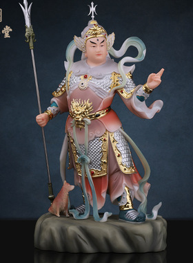 合成玉石粉中式佛堂装饰摆件