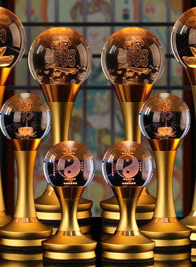 合金中式佛堂七彩佛财仙装饰摆件