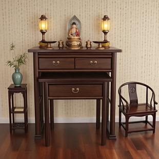 神台佛柜案台供佛实木佛堂佛台佛龛供桌香案家用小型家庭供香桌