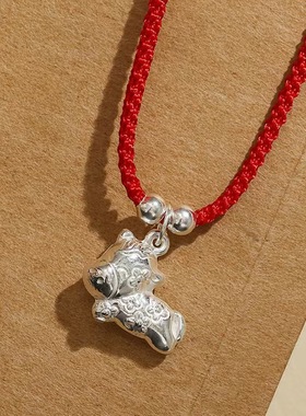 DH7马年吉祥如意吊坠纯银项链女