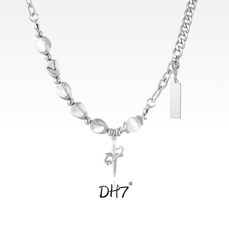 DH7钛钢十字架项链男/女