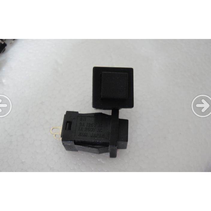 进口日本EDK SH 2脚方形按钮开关按通开关3A125VAC 复位开关 常开