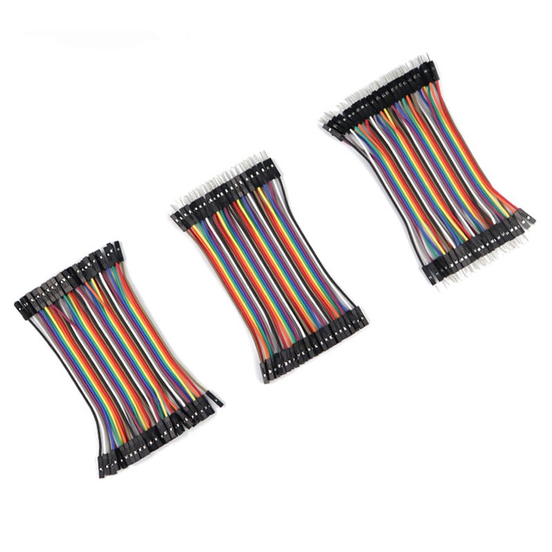 40P杜邦线 彩排线 母对母 公对母 公对公头 2.54mm 10/20/21/30CM