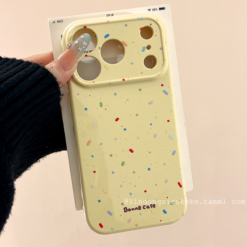 简约纯色泼墨适用苹果手机壳