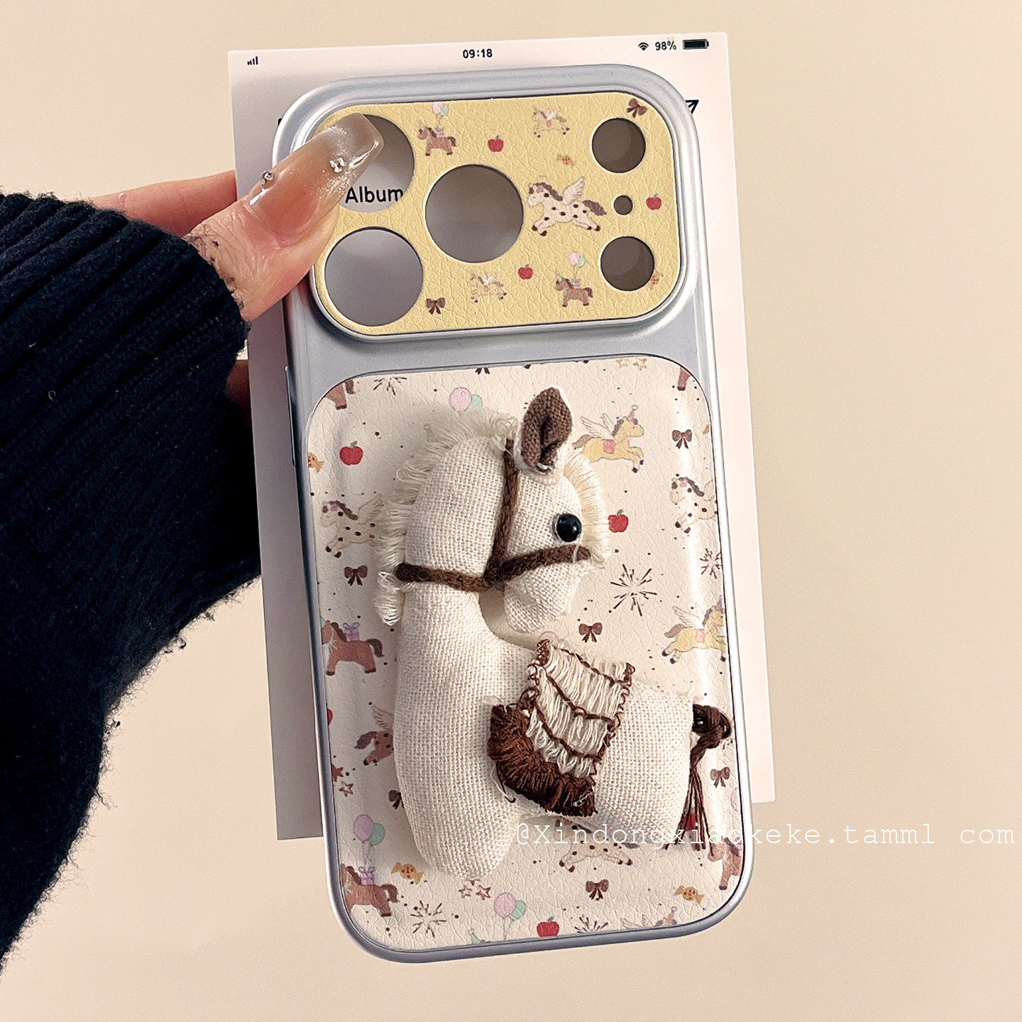 可爱卡通涂鸦立体小马适用苹果iPhone17ProMax手机壳16pro新款15皮质17小众14promax硅胶17pro创意高级感全包,3C数码配件,手机保护套/壳,淘宝优惠券,粉丝福利购,淘宝优惠卷