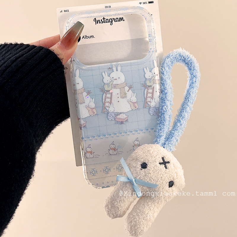 雪人米菲兔适用苹果手机壳