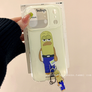 搞怪卡通比奇堡居民们适用苹果iPhone17ProMax手机壳16pro新款14情侣13小众14promax硅胶17pro创意丑萌15全包