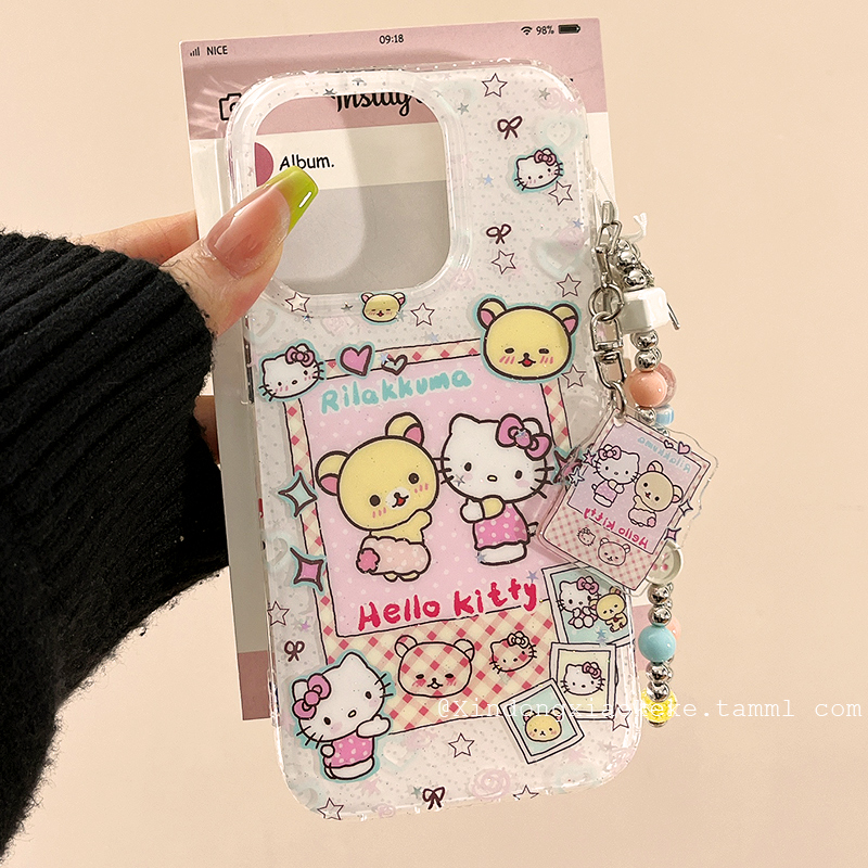 轻松熊KT猫适用苹果手机壳