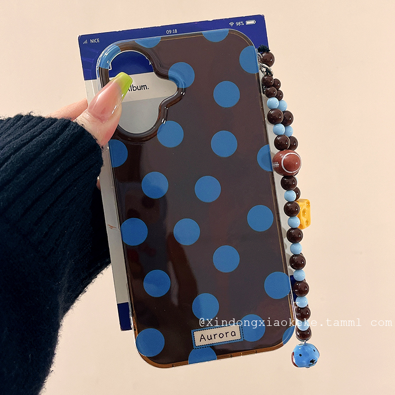 高级感波点适用苹果手机壳