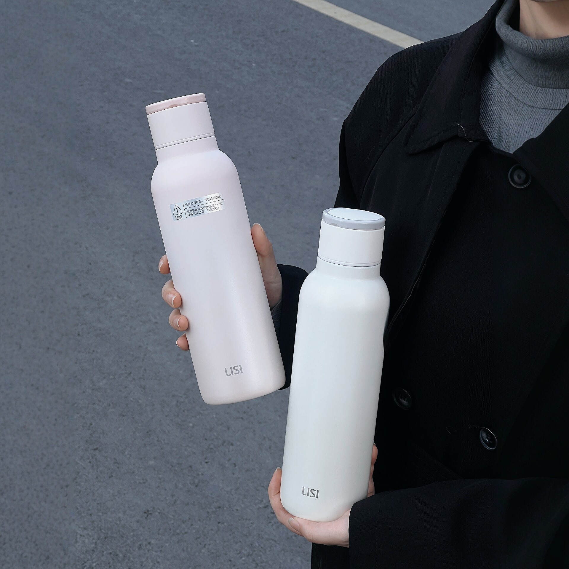 LISI利时保温杯女生大容量杯子车载随行杯便携316L不锈钢运动水杯,餐饮具,保冷/保温杯,淘宝优惠券,粉丝福利购,淘宝优惠卷