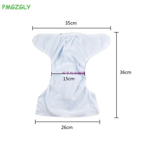 极速Waterproof Solid Color Baby Diapers ReusableT Cloth Napp