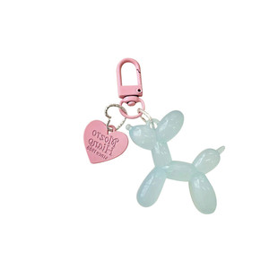 极速Fashioen Keychain Punk Jelly Balloon Dog Keycha for Wome