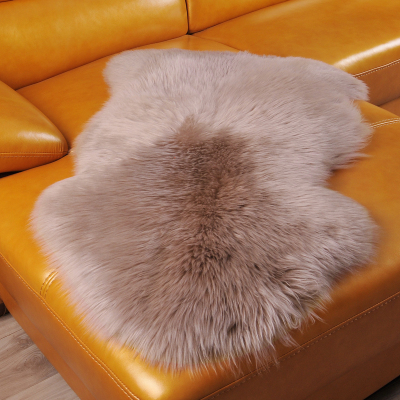 极速澳洲整张羊毛皮地毯纯羊毛沙发C垫椅垫皮毛一体飘窗垫卧室ins