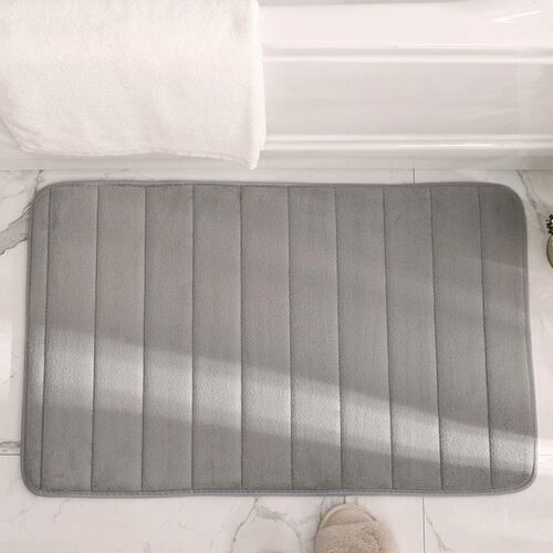 极速Hombe Bath Mat Coral Fleece Carpet Water Absorption Non-