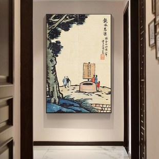 极速丰子恺挂画民国n生活装饰画书房复古漫画全集玄关卧室壁画儿