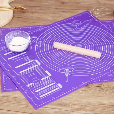 极速60/50/40cm Silicone Puad Baking Mat Sheet Kneading Dough