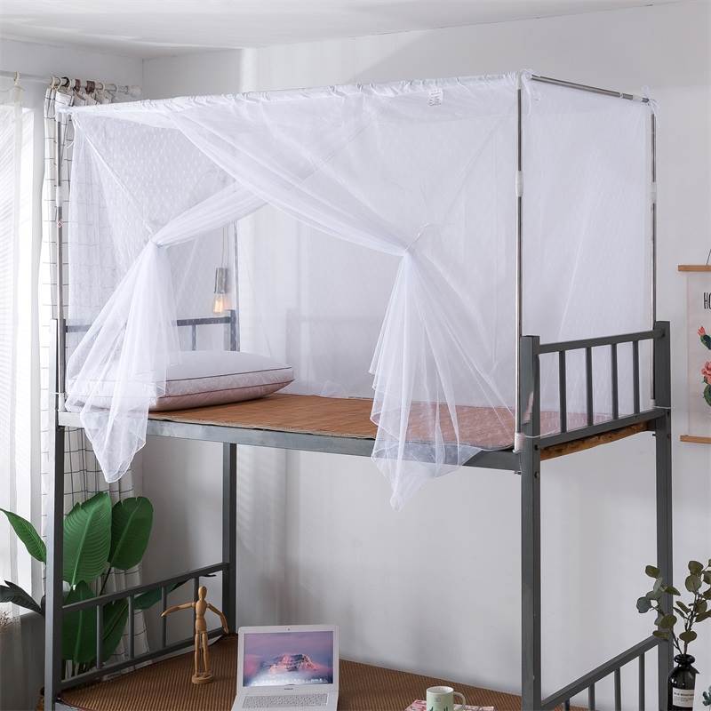 新品。学生蚊帐i宿舍专用住校铁牀架上下铺牀的文章简易架子牀防图片