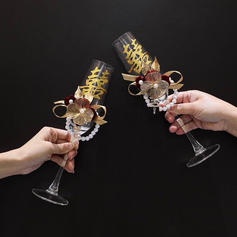 新品婚房布置敬茶杯香槟杯u装饰结婚敬酒杯一对diy订婚结婚礼物高,节庆用品/礼品,喜碗/敬茶杯,淘宝优惠券,粉丝福利购,淘宝优惠卷